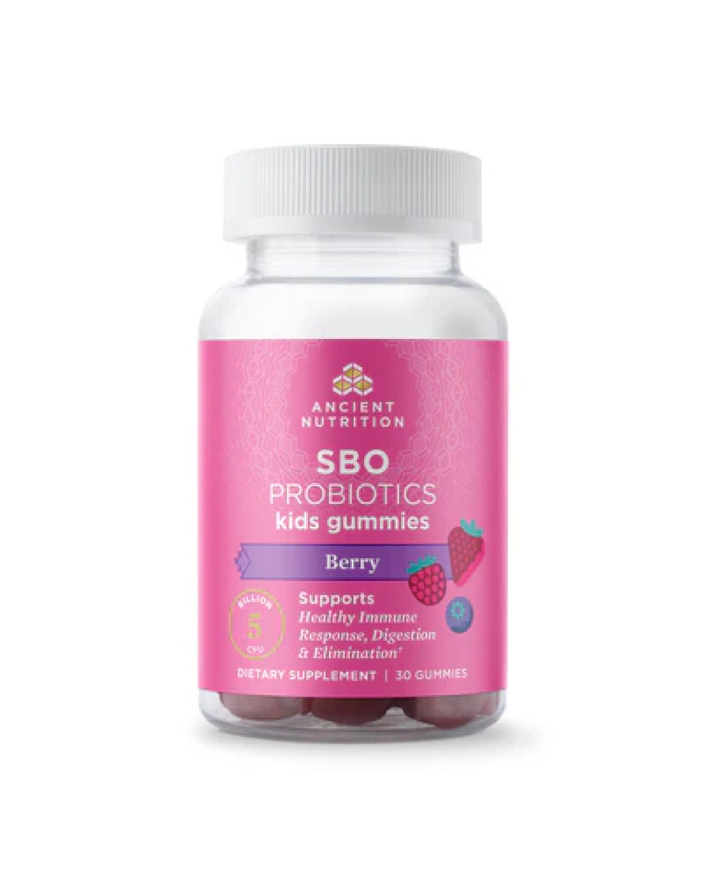 Picture of Ancient Nutrition Kids Berry SBO Probiotics Gummy