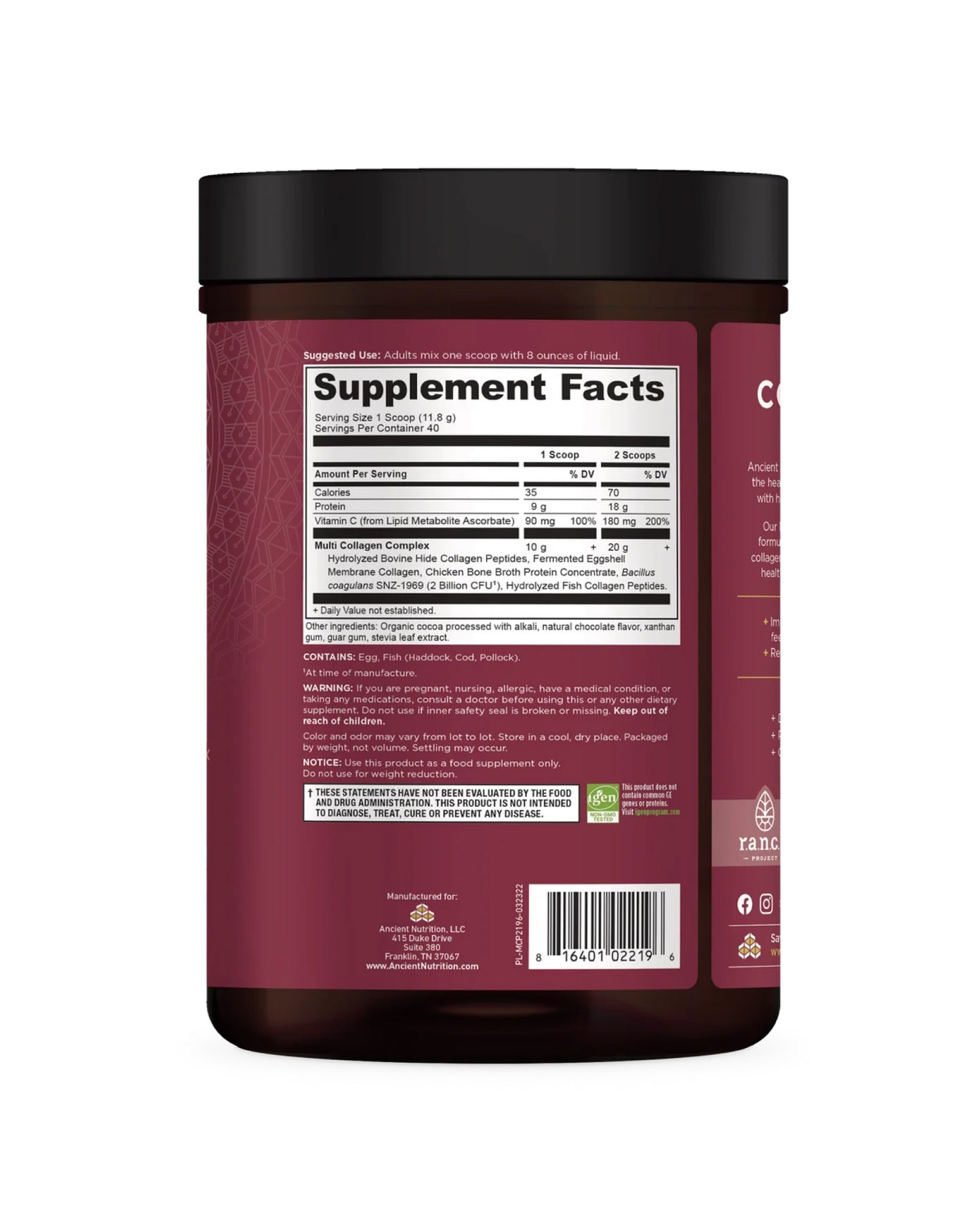 Chocolate Multi Collagen Protein Powder