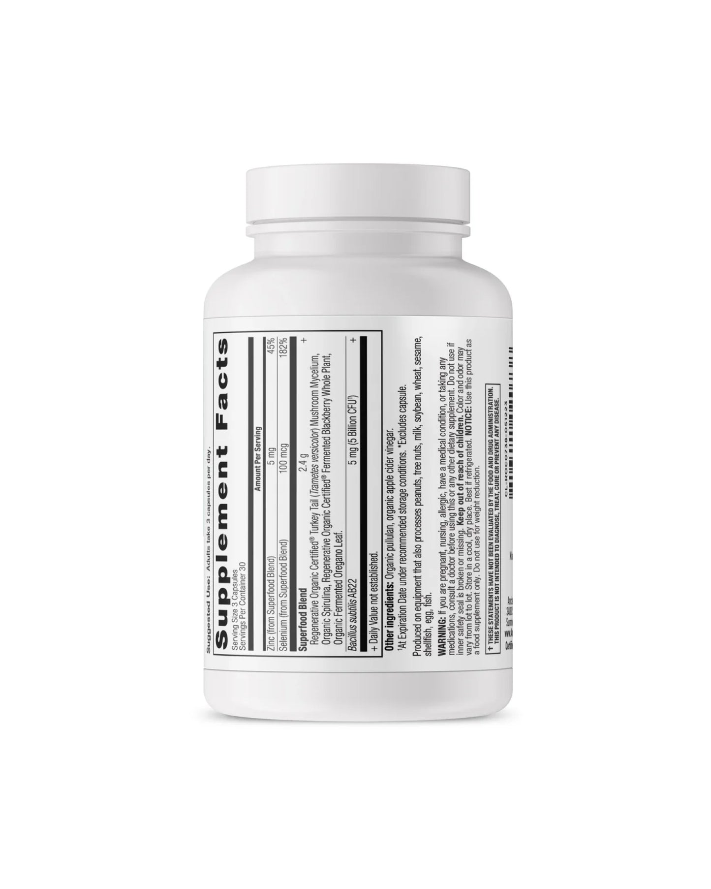 Regenerative Organic Certified™ Candida Balance Capsules