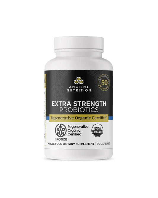 Regenerative Organic Certified™ Extra Strength Probiotics Capsules