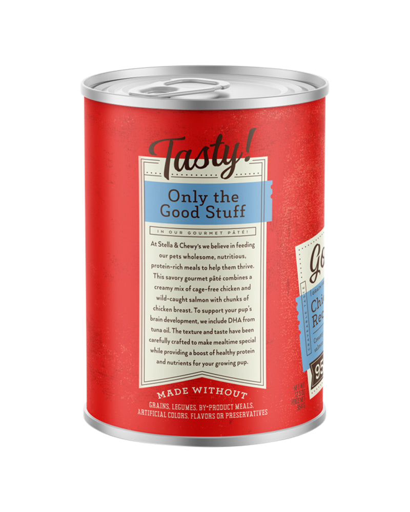 Gourmet Pate for Dogs - Chicken & Salmon Recipe - 12 Pack