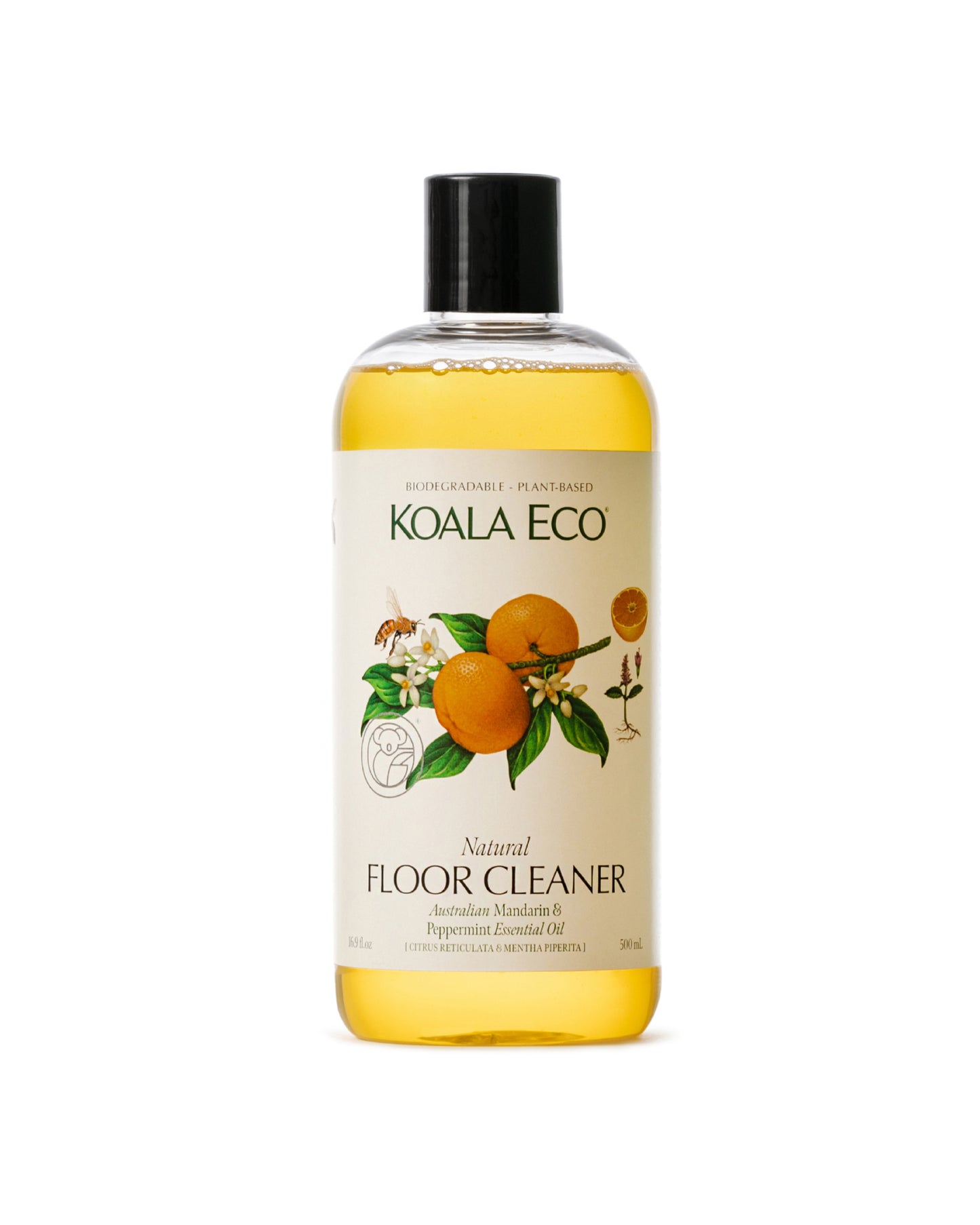 The front of Koala Eco Mandarin & Peppermint Floor Cleaner