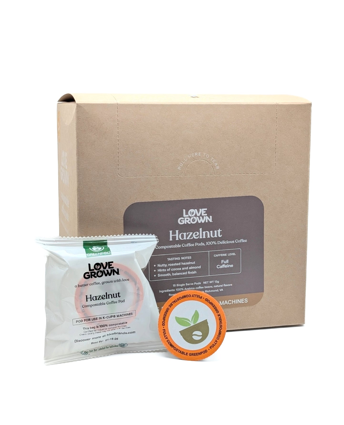 Love Grown Compostable Coffee Pods for Keurig® Machines - Sample Pod