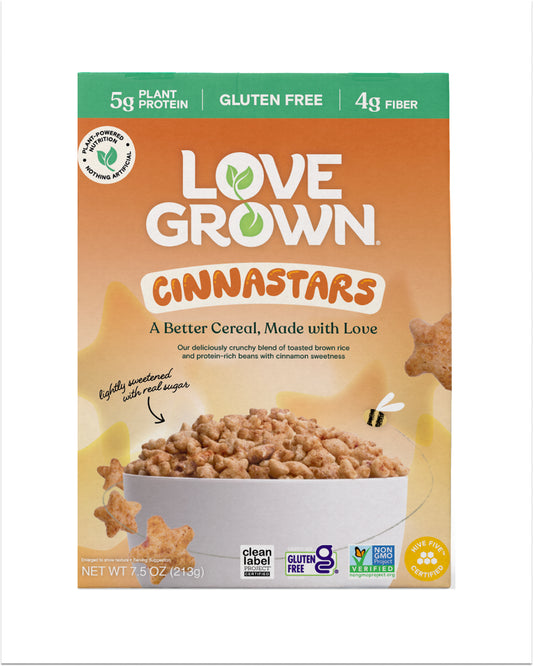 Love Grown Cinnastars Cereal