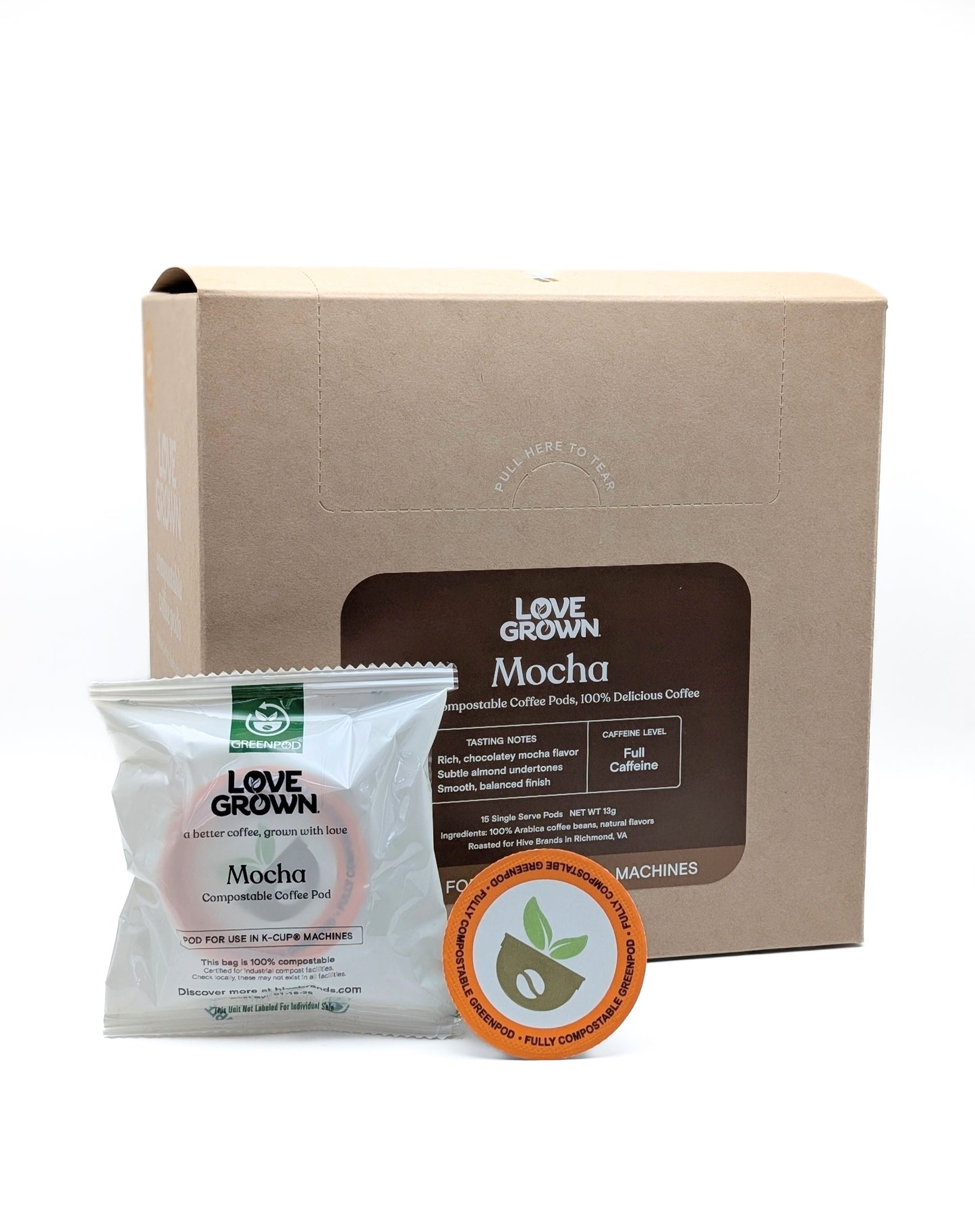 Love Grown Compostable Coffee Pods for Keurig® Machines - Sample Pod