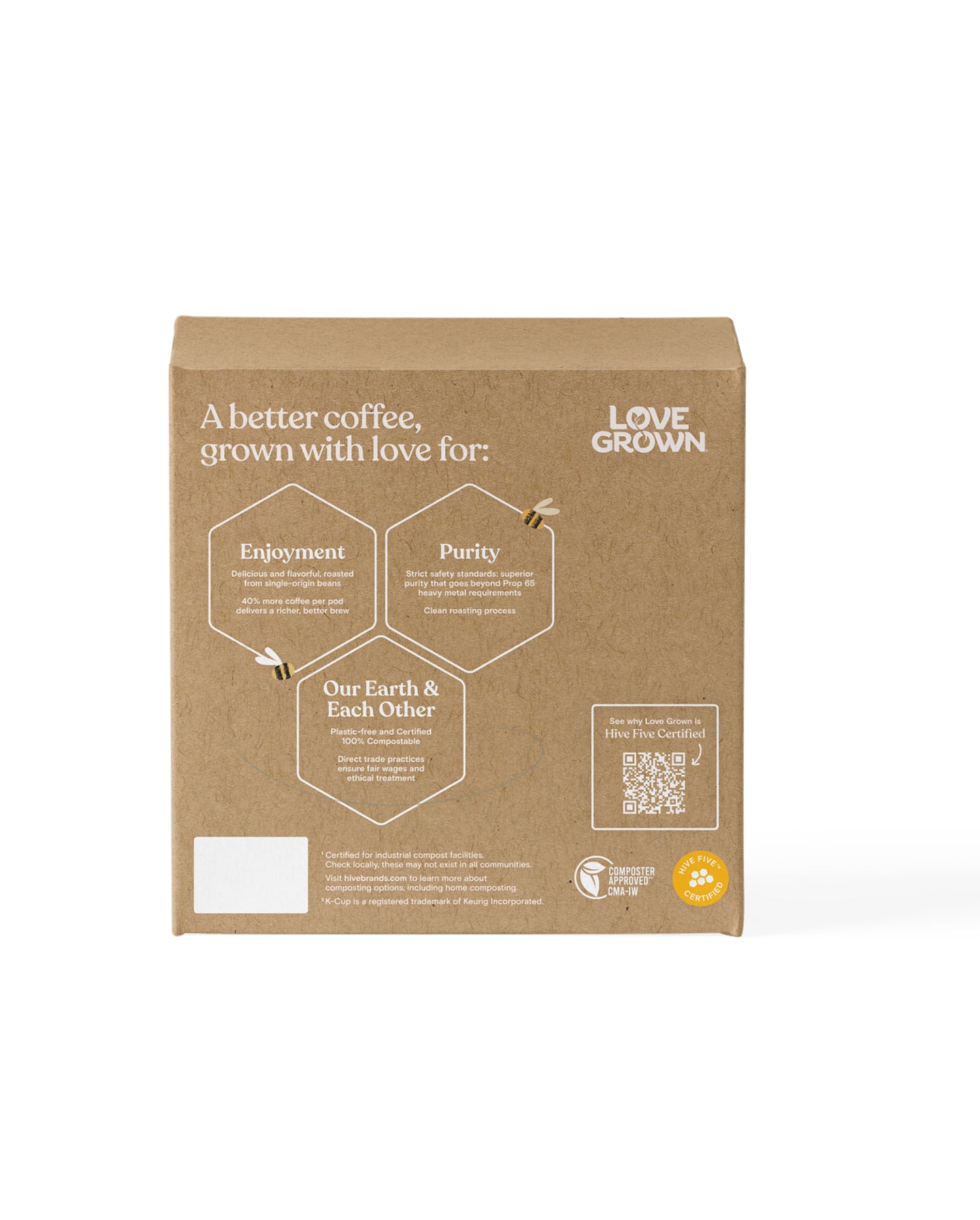 Love Grown Compostable Coffee Pods for Keurig® Machines - Sample Pod