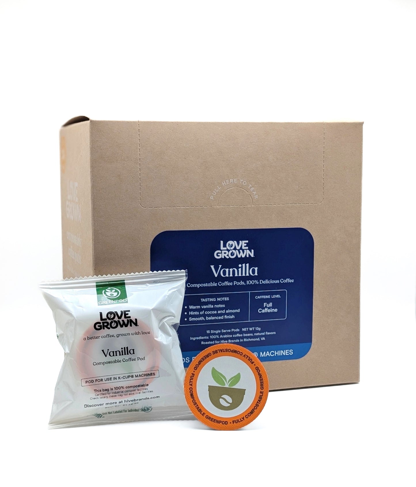 Love Grown Compostable Coffee Pods for Keurig® Machines - Sample Pod