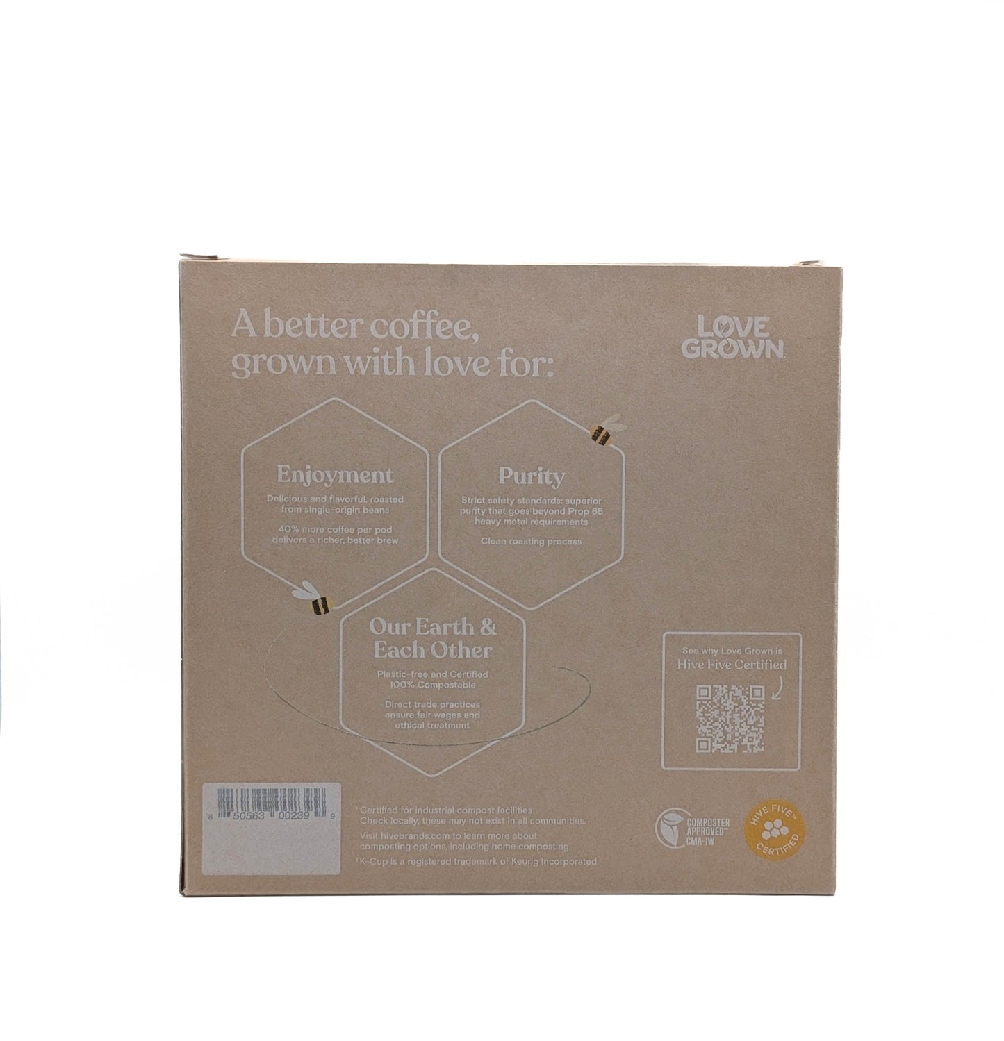 Love Grown Compostable Coffee Pods for Keurig® Machines - Sample Pod
