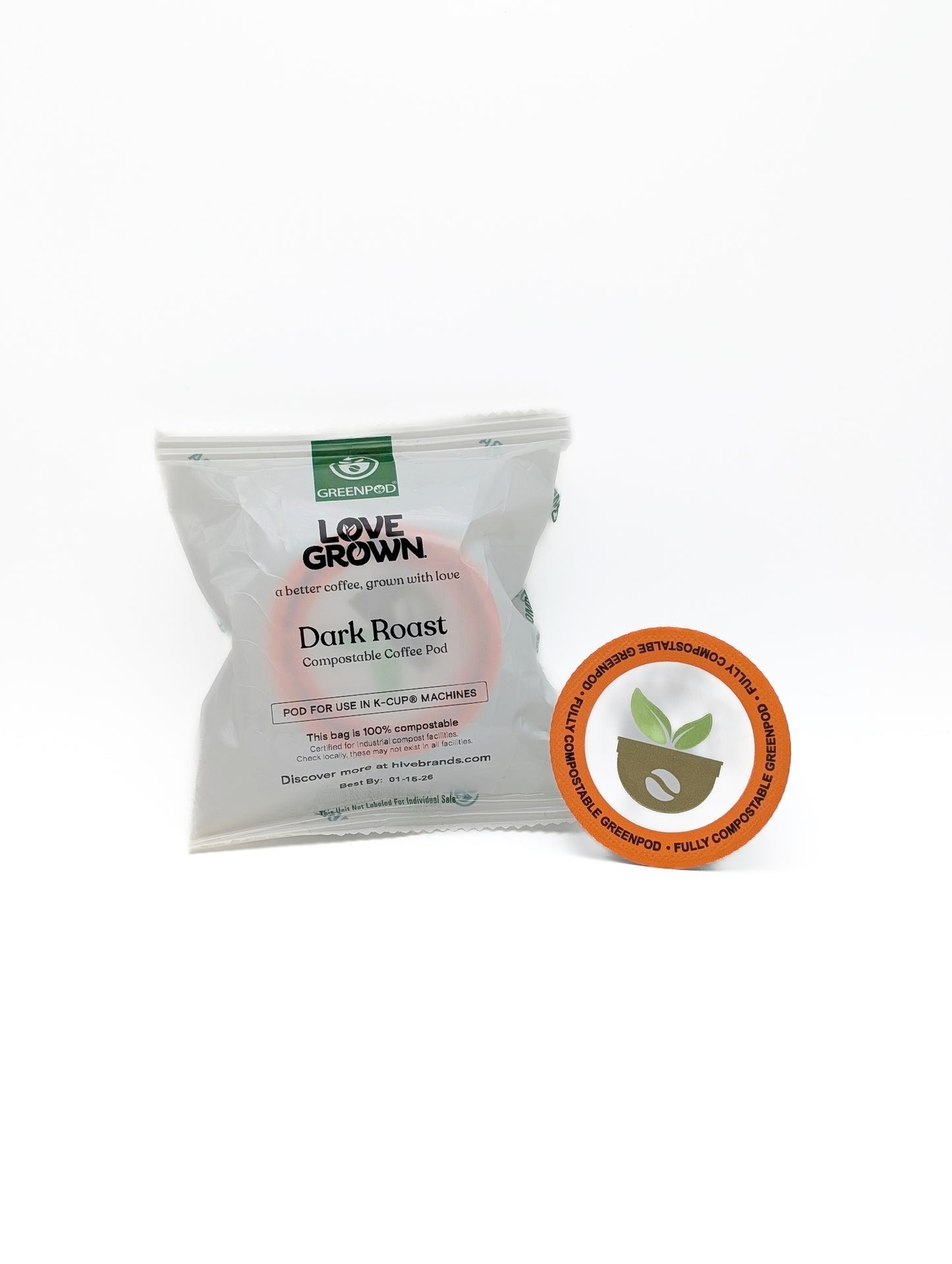 Love Grown Compostable Coffee Pods for Keurig® Machines - Sample Pod