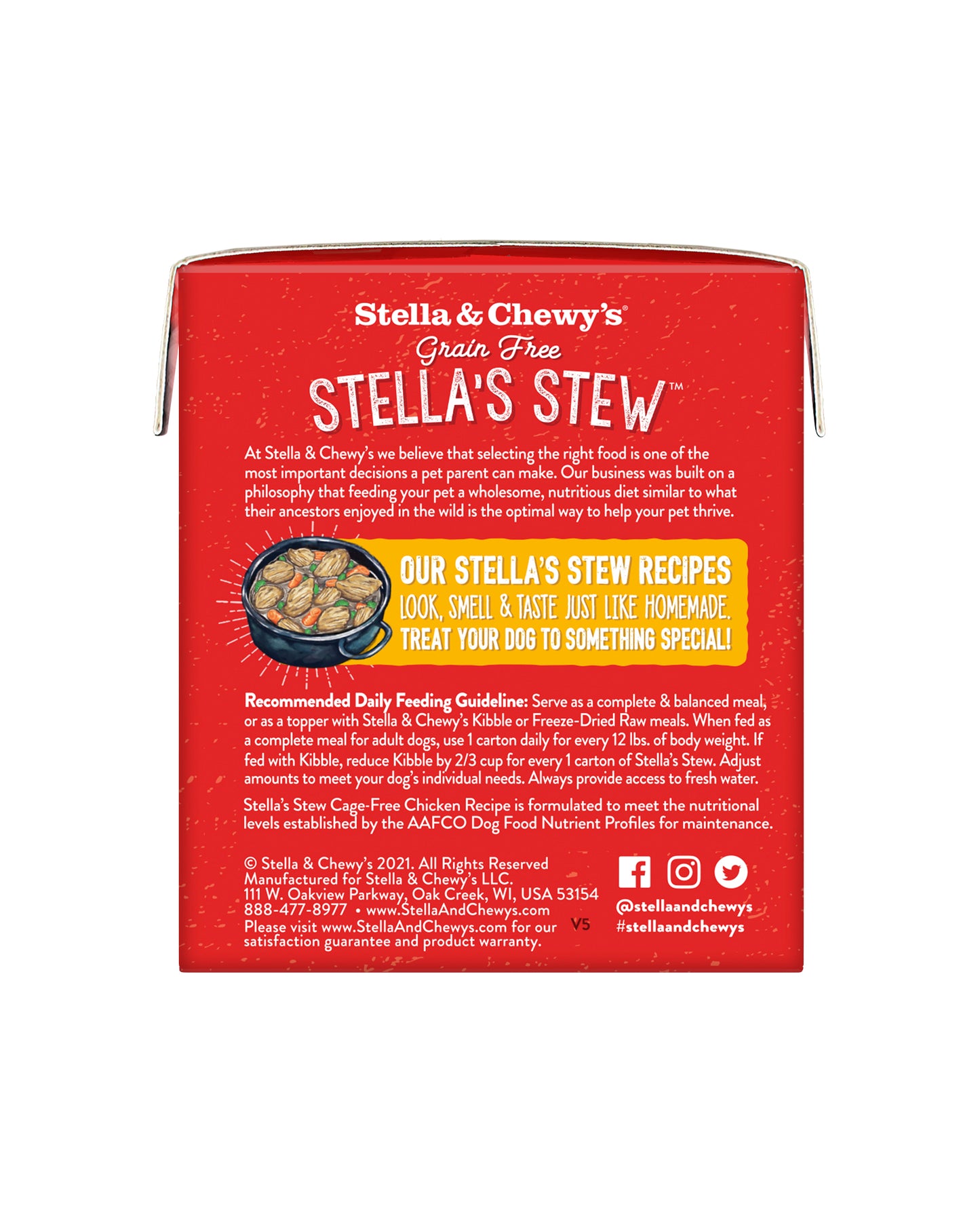 Cage-Free Chicken Stew Recipe Dog Food - 12 Pack