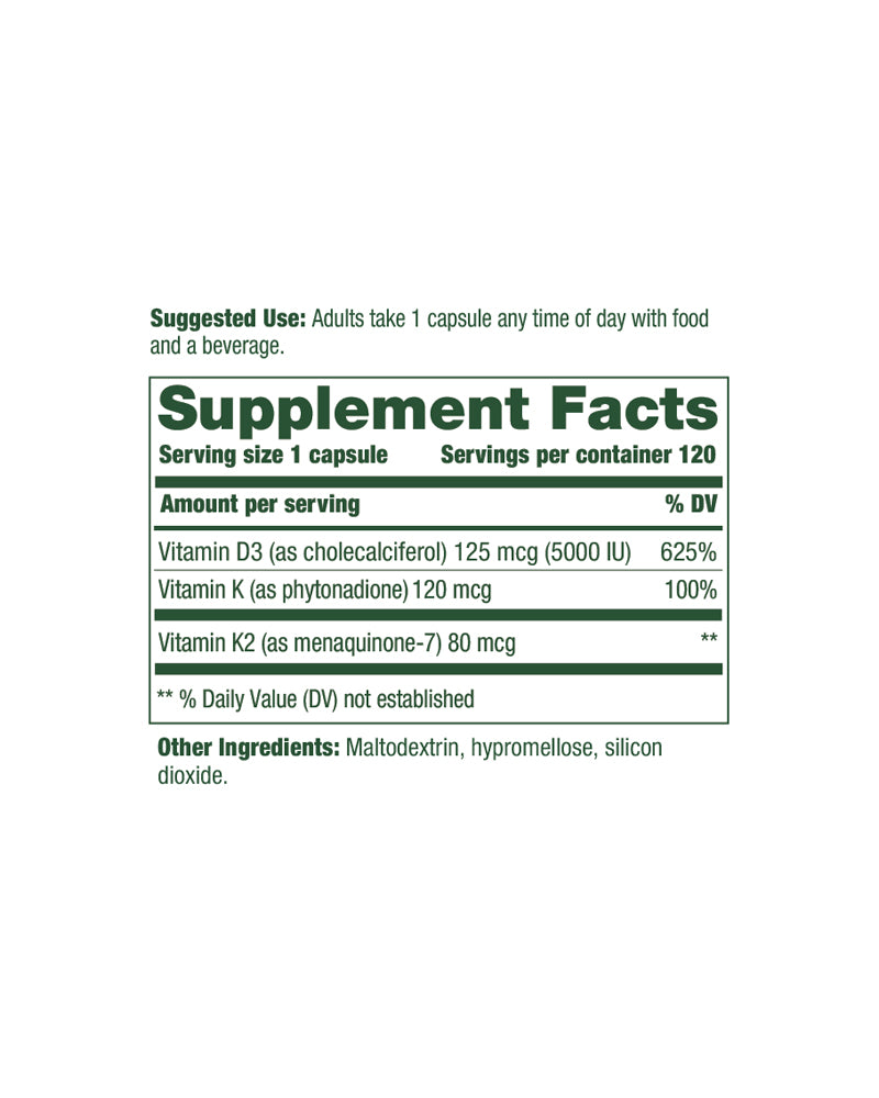 Vitamin D3 with K & K2