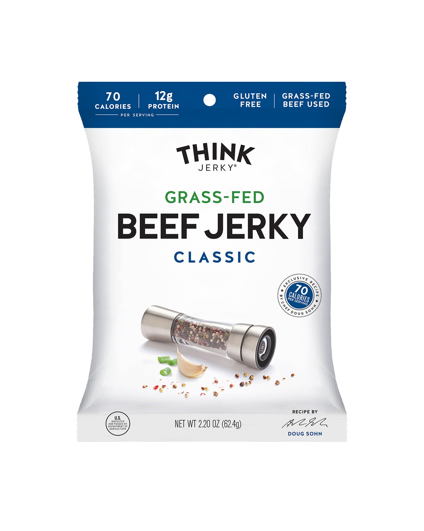 Picture of Think Jerky Classic 100% Grass-Fed Beef Jerky