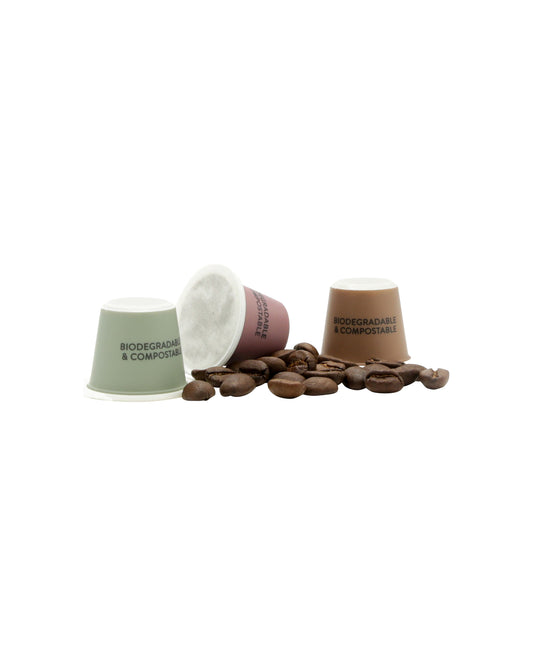 Compostable Espresso Capsules for Nespresso Machines - Bag of 10
