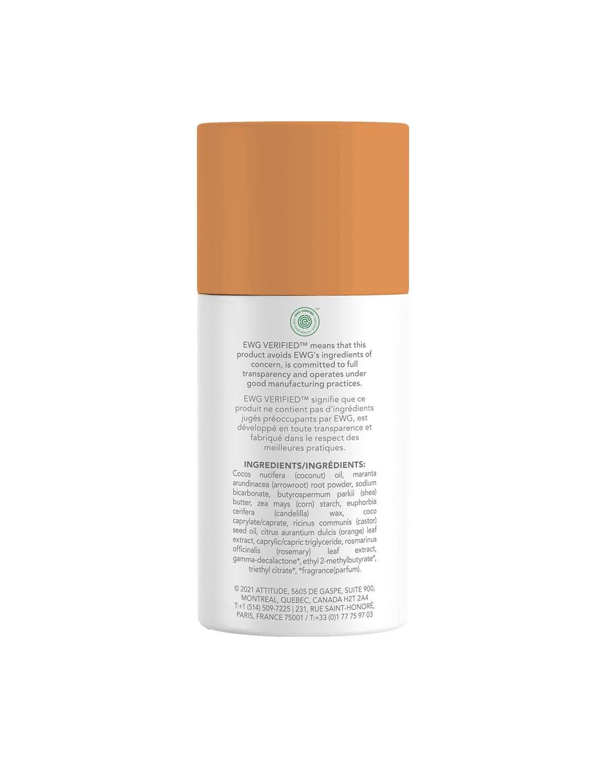 Orange Leaves Deodorant Stick