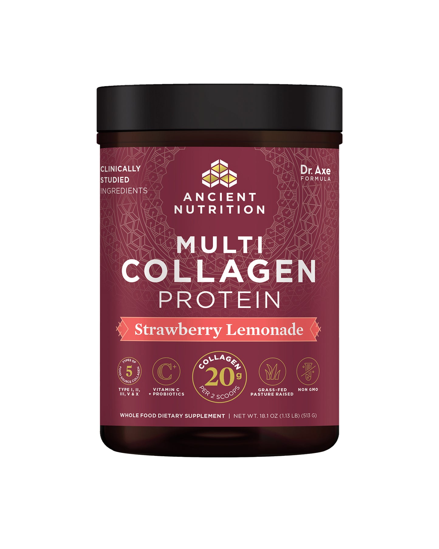 Strawberry Lemonade Multi Collagen Protein Powder