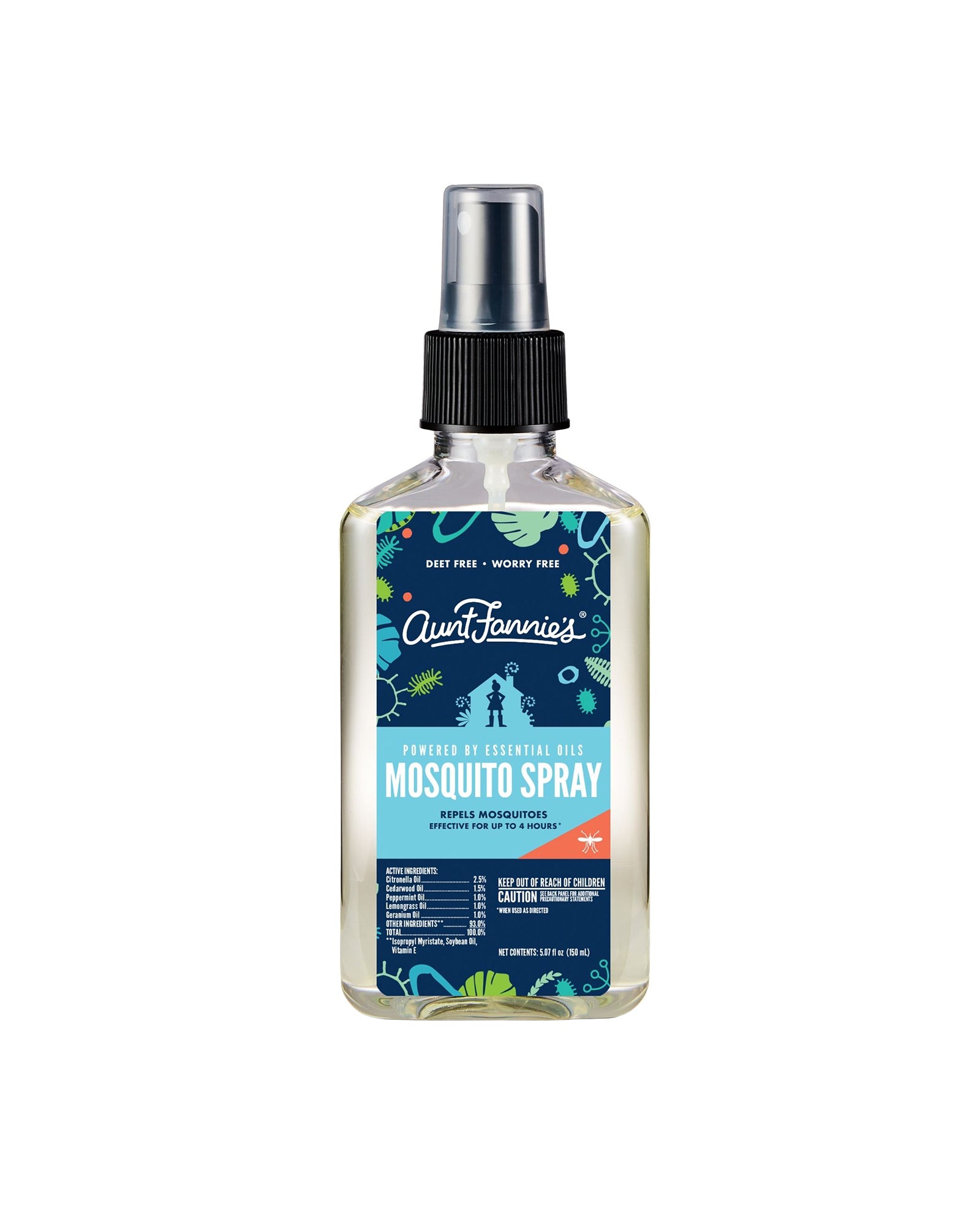 The front of Aunt Fannie's Mosquito Spray