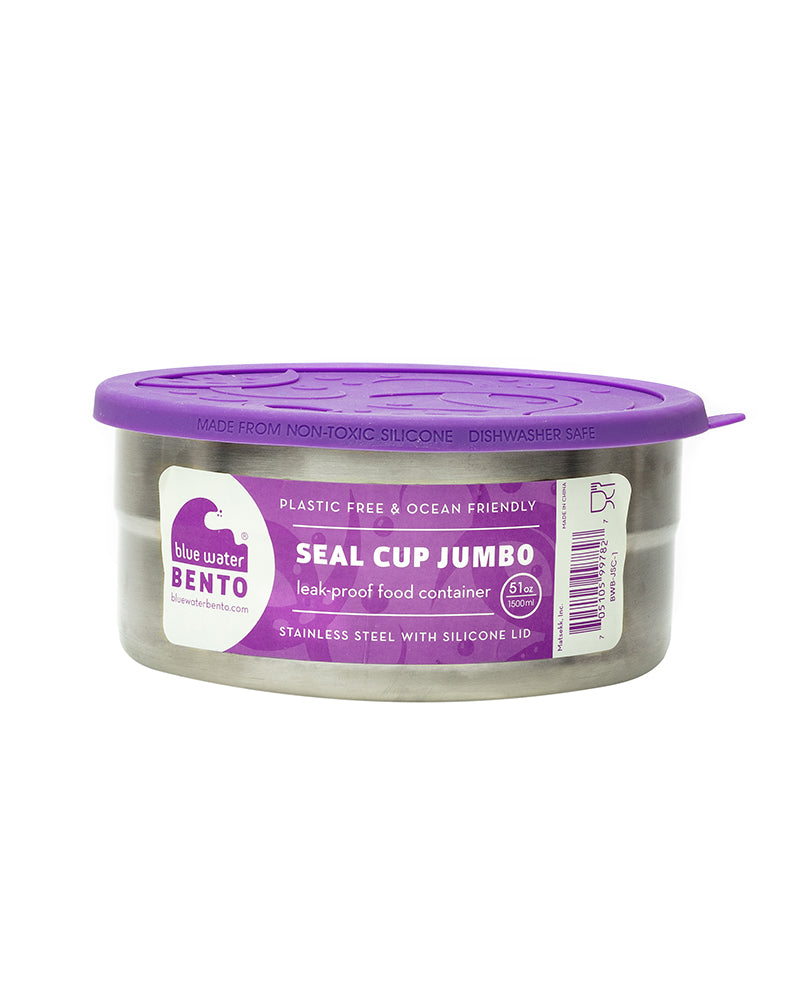 The front of ECOlunchbox Seal Cup Stainless Steel Food Container