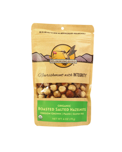 Organic Roasted Salted Hazelnuts