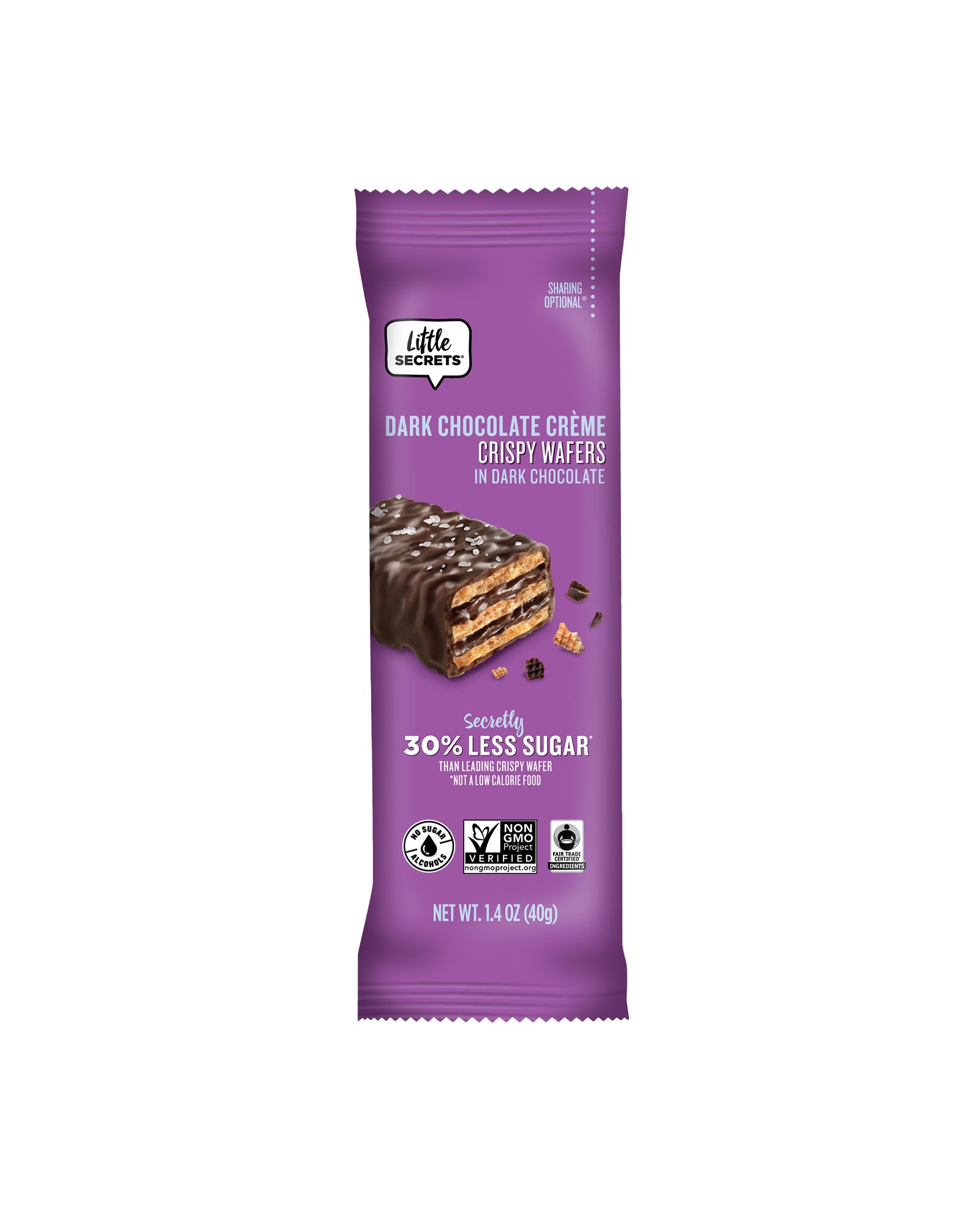 Dark Chocolate & Sea Salt Crispy Wafers - Box of 12 – Hive Brands