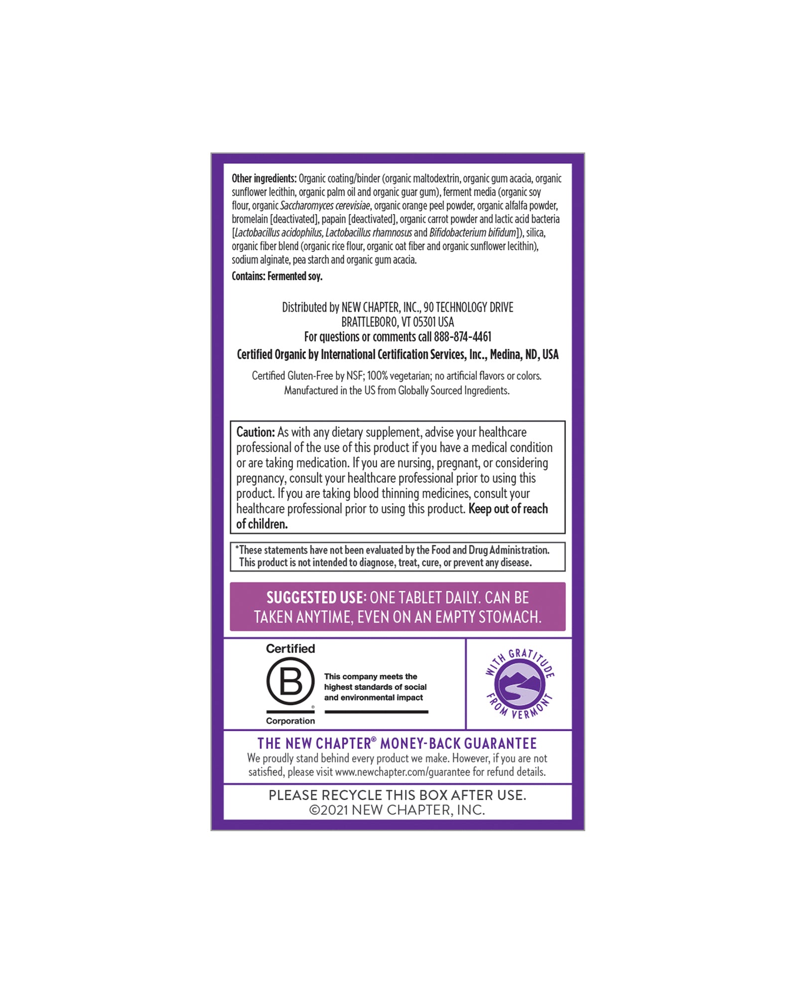 Picture of New Chapter Every Woman™'s One Daily 40+ Multivitamin Tablets