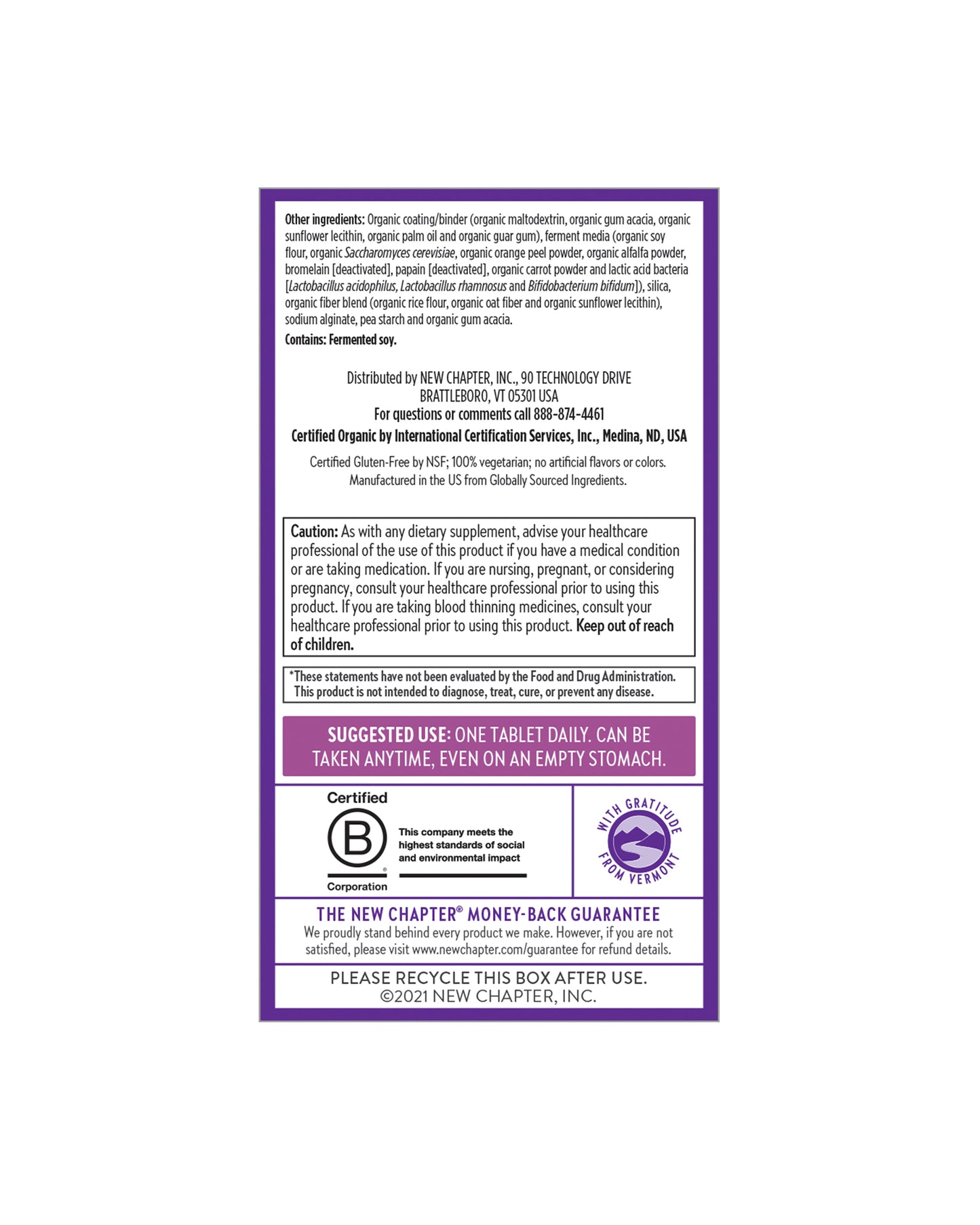 Picture of New Chapter Every Woman™'s One Daily 40+ Multivitamin Tablets