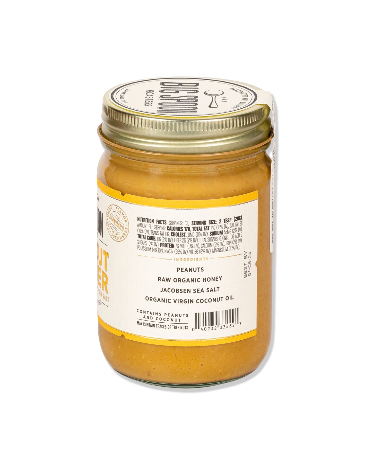 Picture of Big Spoon Roasters Peanut Butter with Wildflower Honey & Sea Salt
