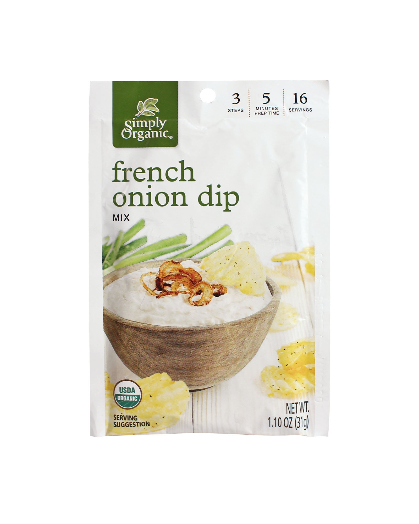 Simply Organic French Onion Dip Mix 1.1 oz.