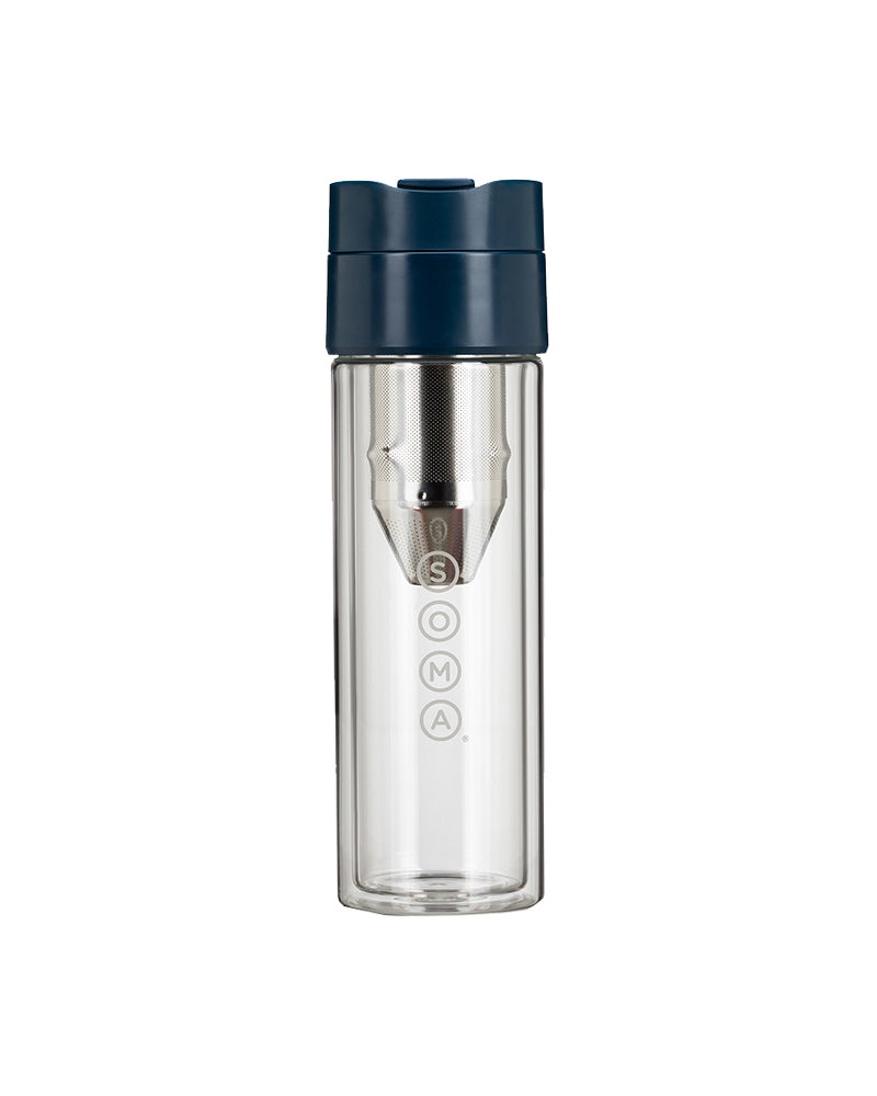 The front of Soma Hot & Cold Brew Bottle - 12oz