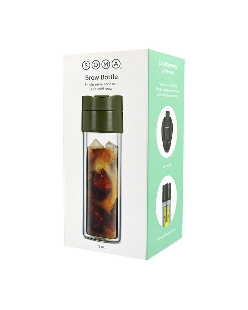 The back of Soma Hot & Cold Brew Bottle - 12oz