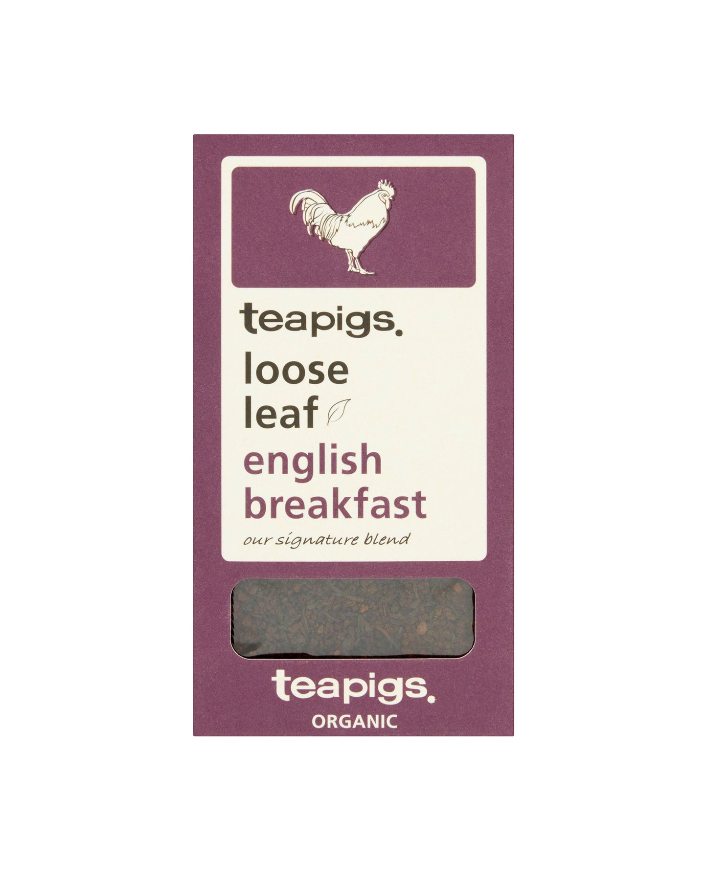 The front of teapigs Loose Leaf English Breakfast Tea
