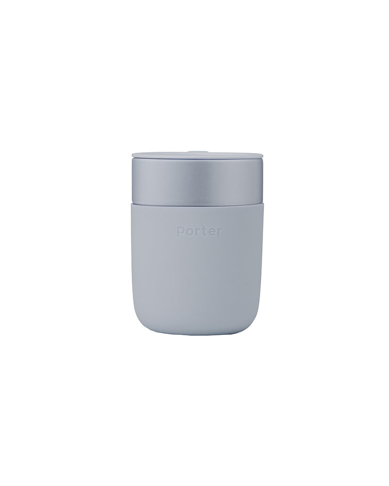 The back of W&P 12oz Porter Ceramic Travel Mug - Slate