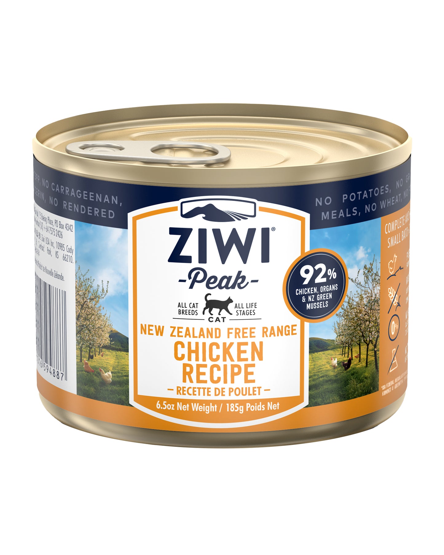 Wet Free-Range Chicken Recipe for Cats - Case of 12