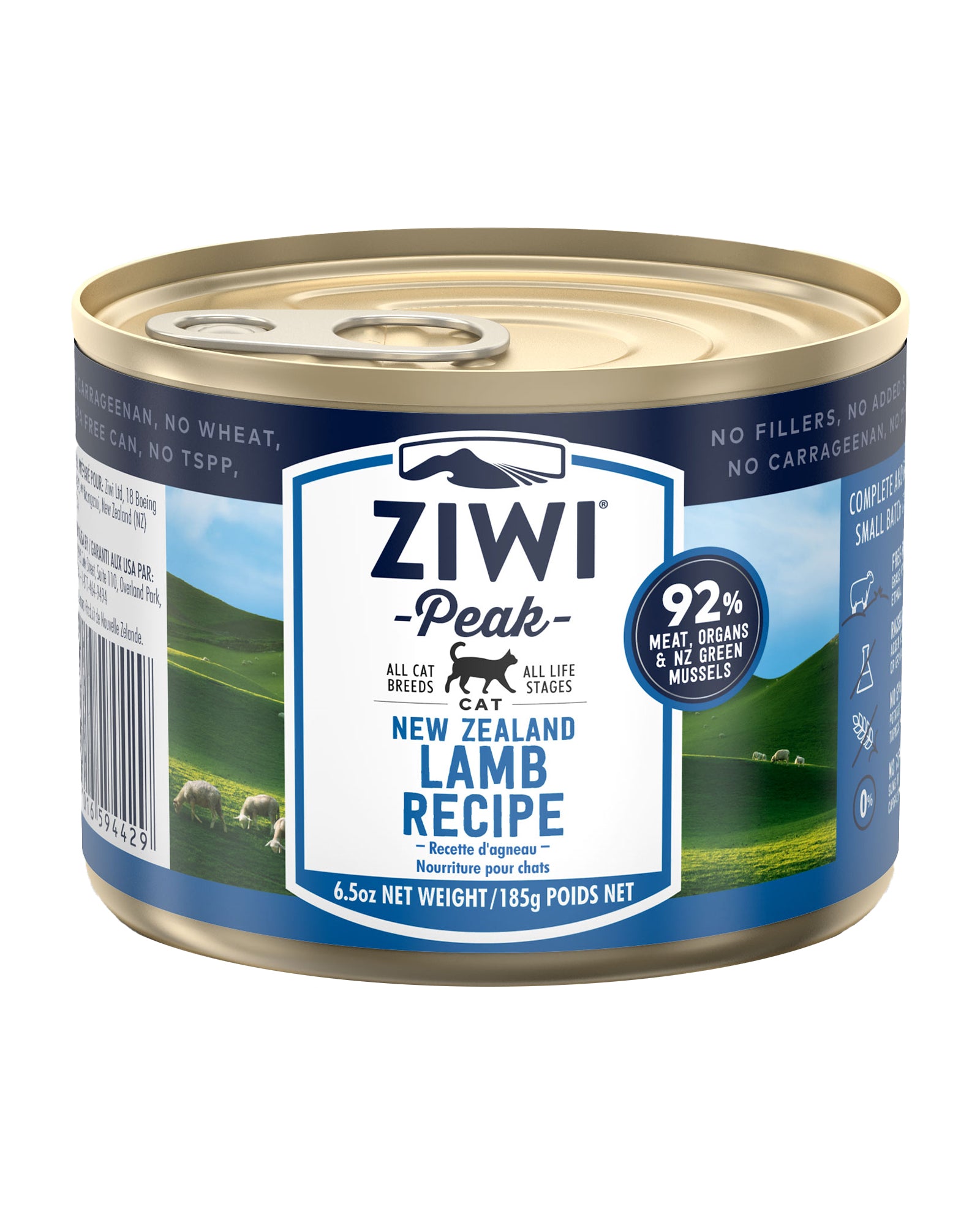 Ziwipeak lamb shop cat food