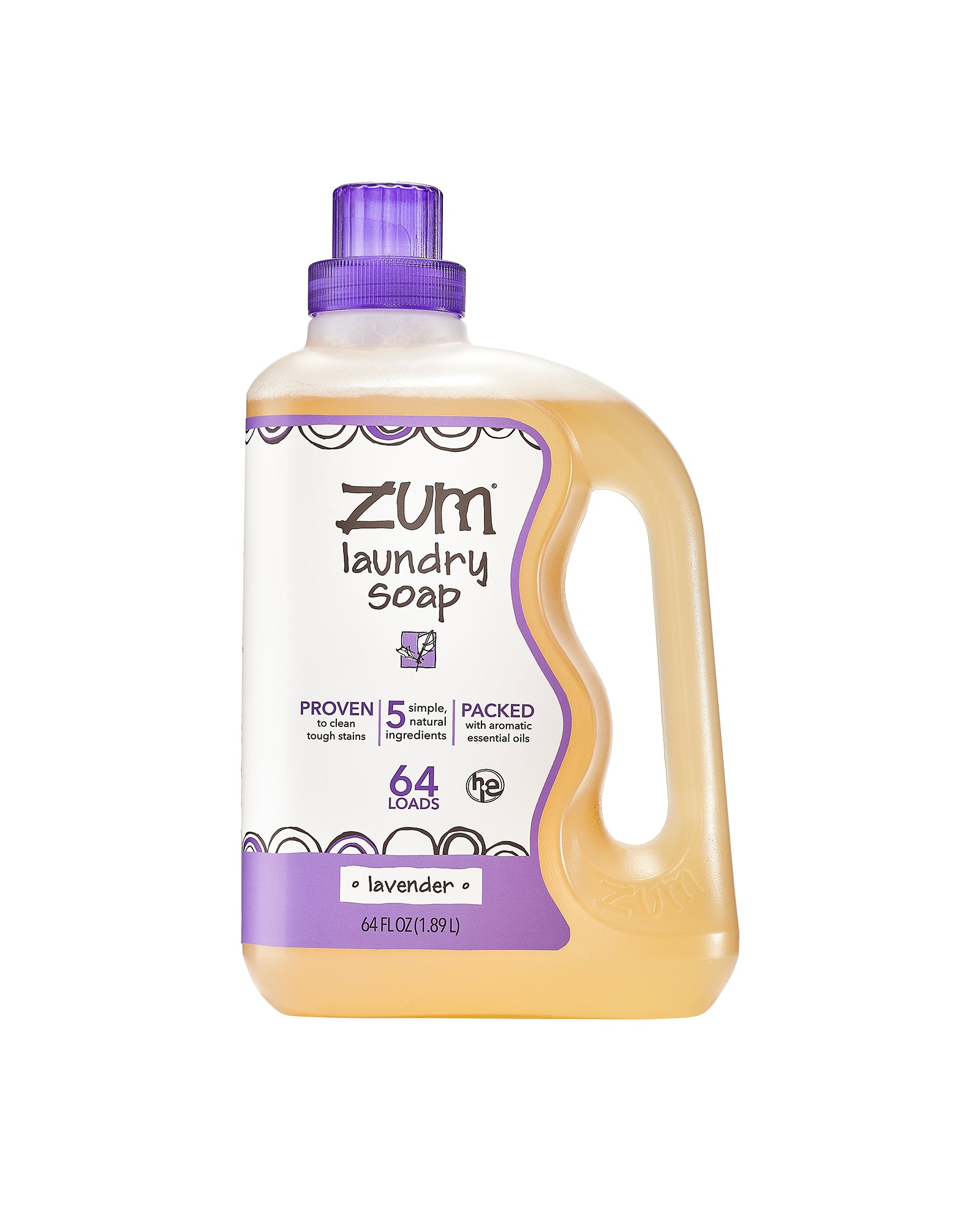 The front of Zum Laundry Soap