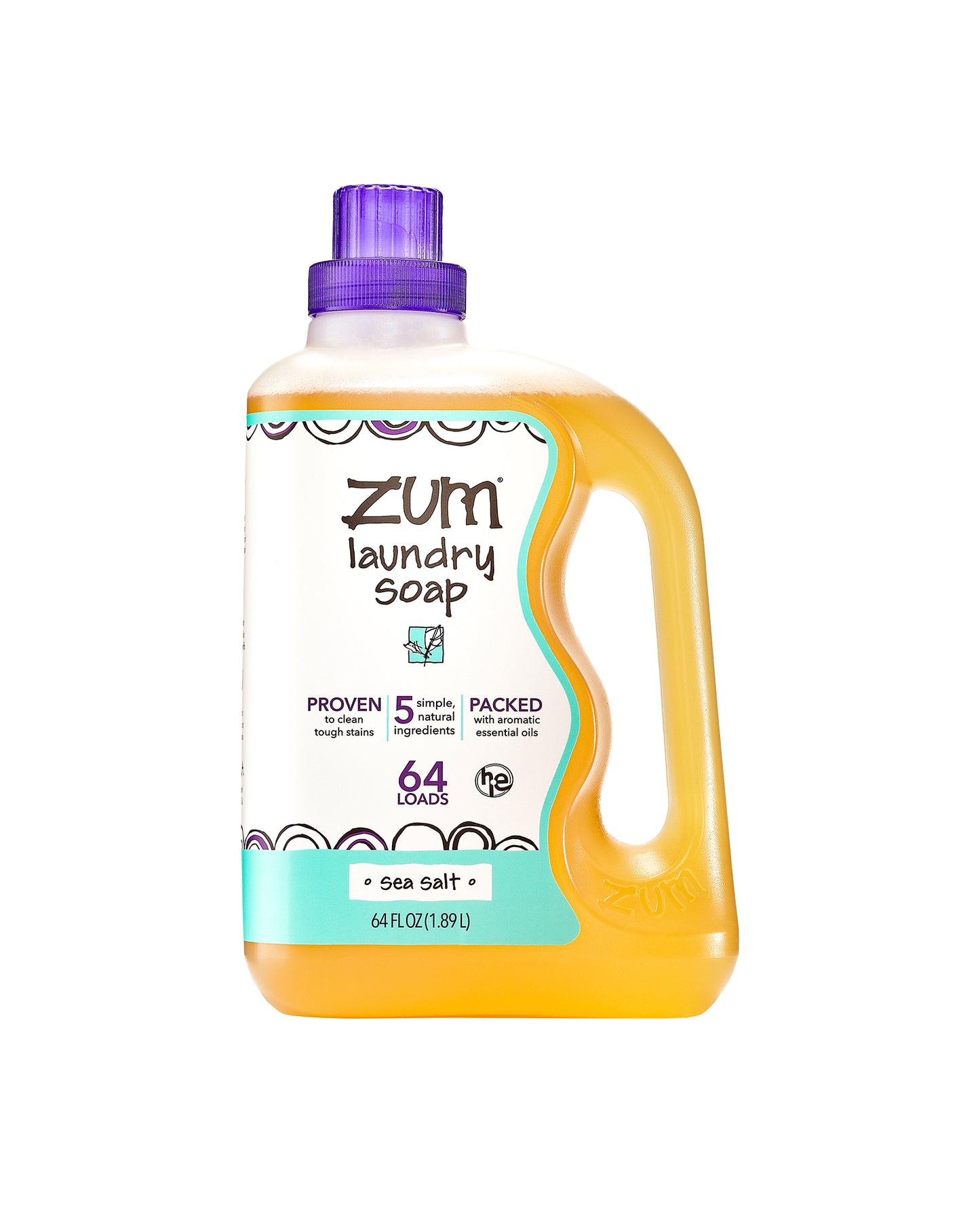 The front of Zum Laundry Soap