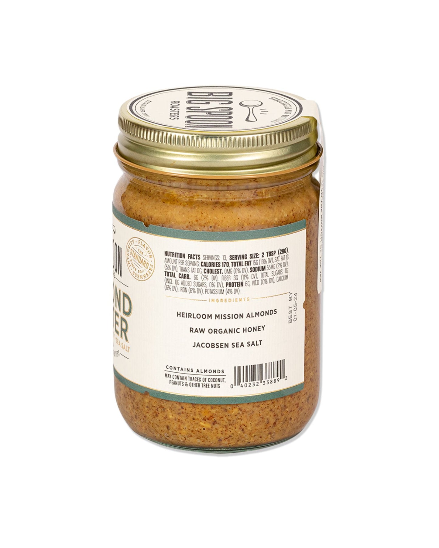 Picture of Big Spoon Roasters Almond Butter with Wildflower Honey & Sea Salt