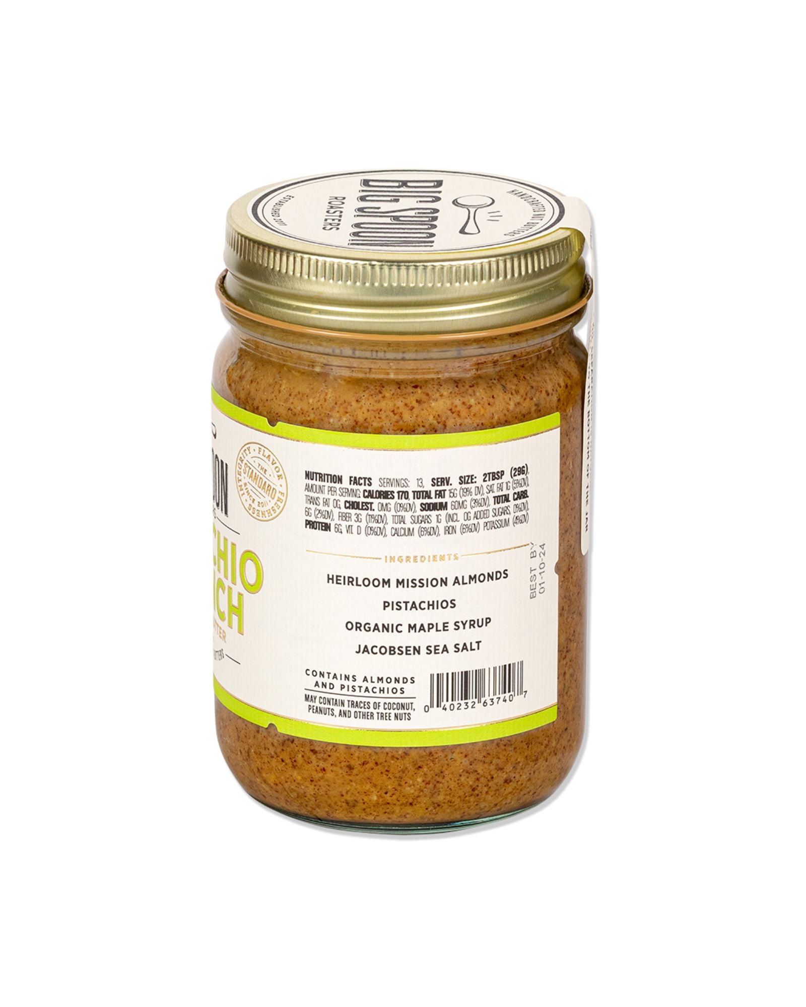 Picture of Big Spoon Roasters Pistachio Crunch Almond Butter