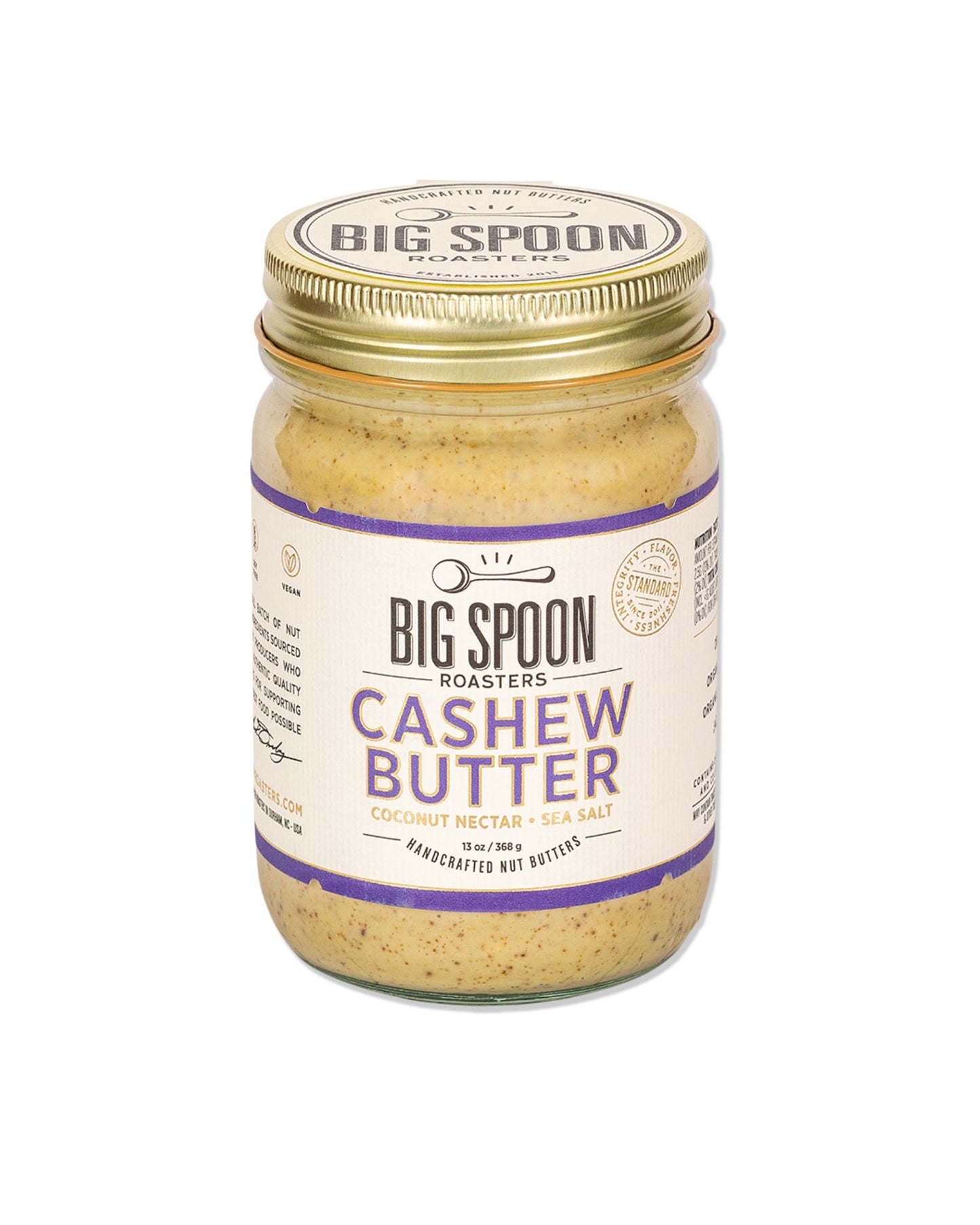 Cashew Butter with Coconut Nectar & Sea Salt