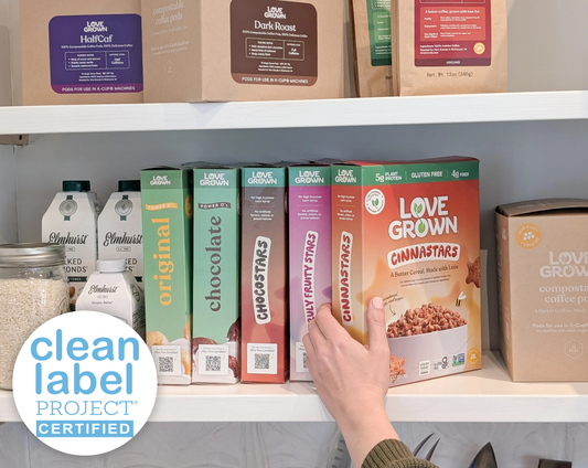 Love Grown Cereal Is Now Clean Label Project Certified