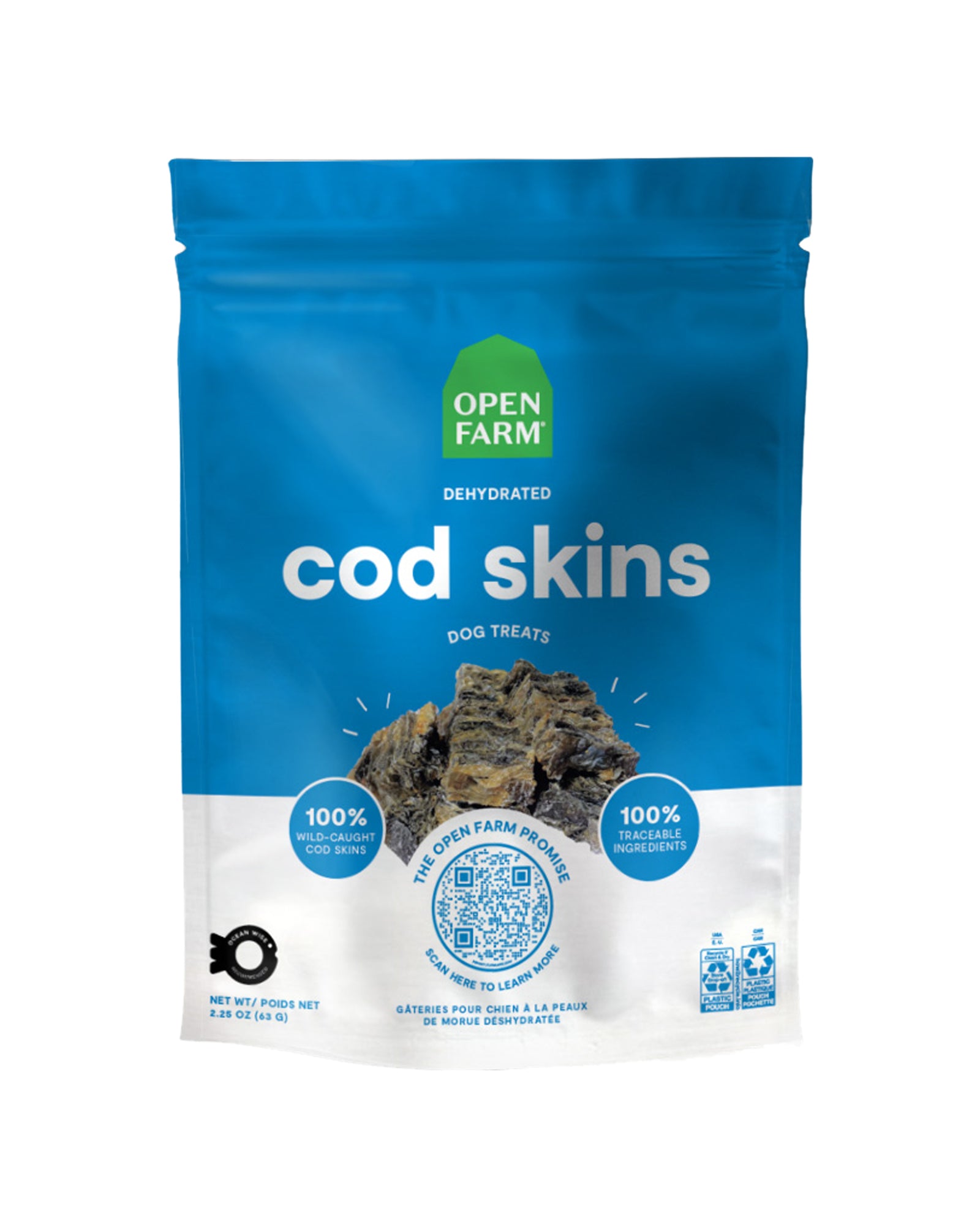 Cod skin clearance dog treats