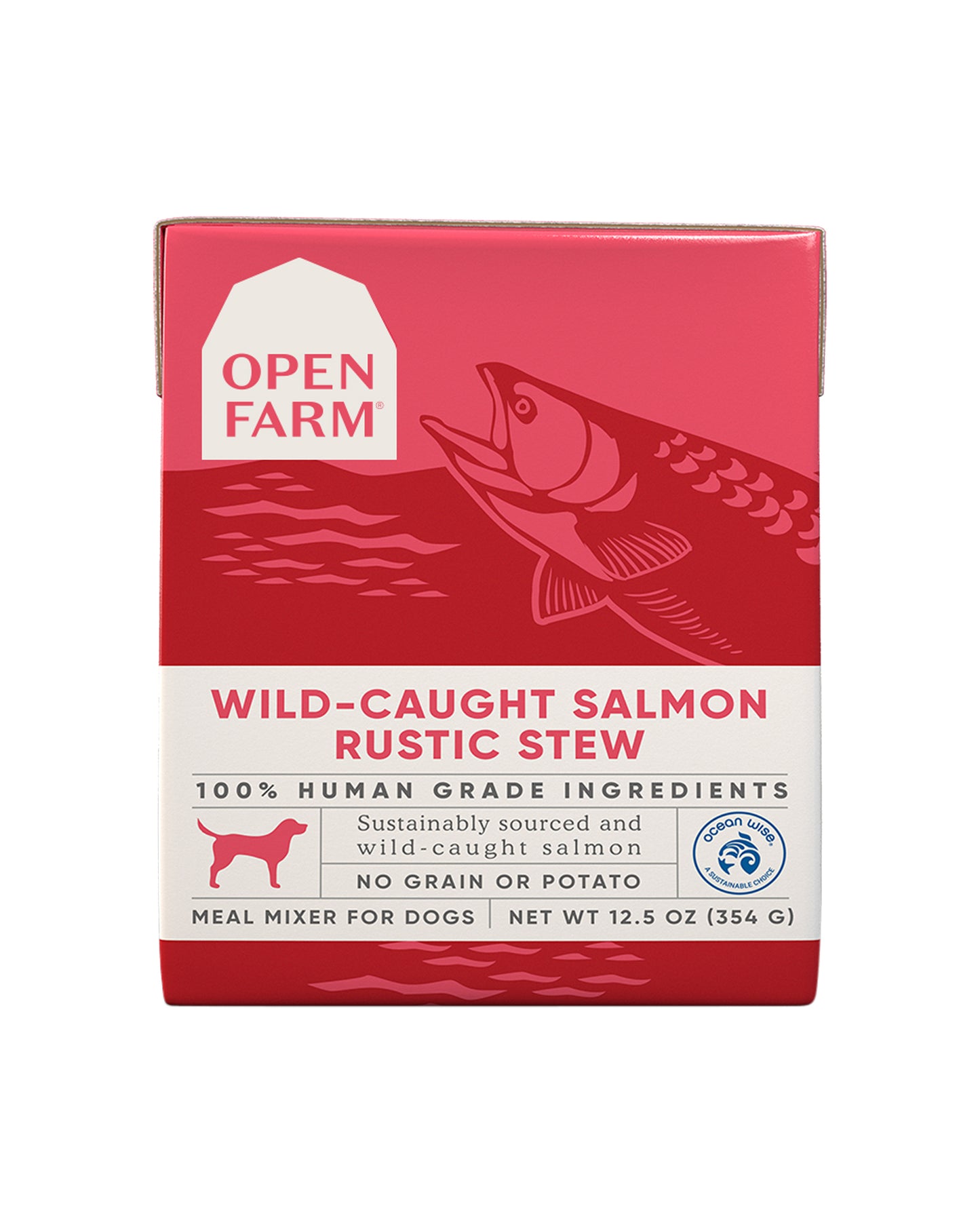 Wild-Caught Salmon Rustic Stew Wet Dog Food - Case of 12