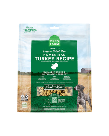 Homestead Turkey Freeze Dried Raw Dog Food