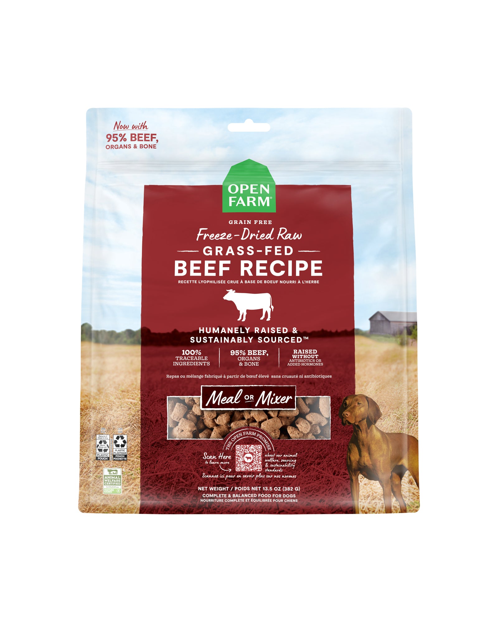 Dried meat 2025 dog food