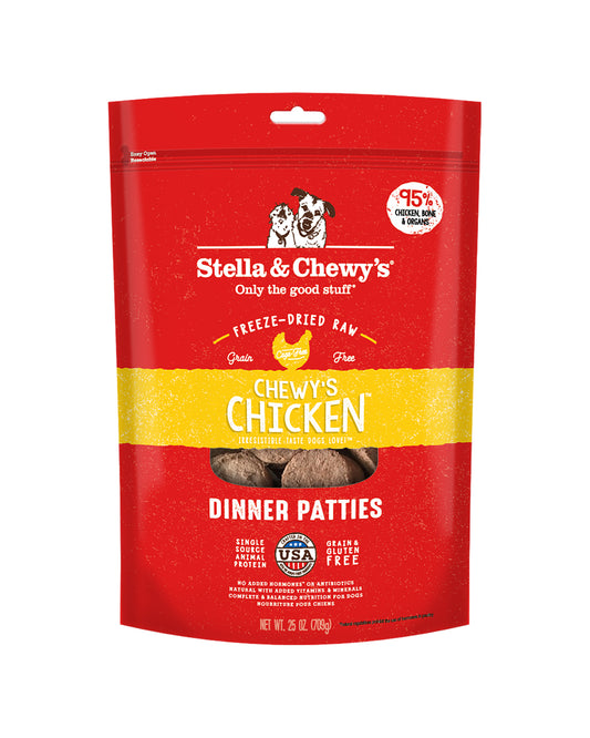Chicken Patties Freeze-Dried Raw Dog Food