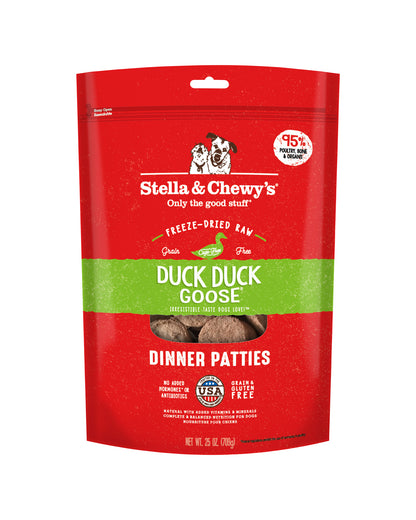 Stella & Chewy's Duck Patties Freeze-Dried Raw Dog Food