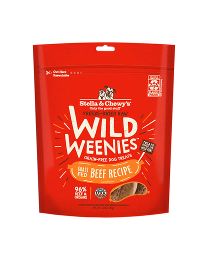 Stella & Chewy's Wild Weenies Freeze-Dried Beef Dog Treats