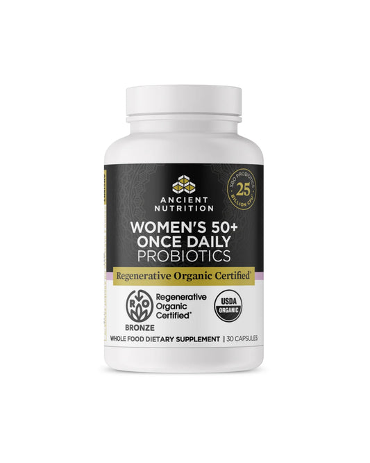 Regenerative Organic Certified™ Women's 50+ Probiotics Once Daily Capsules