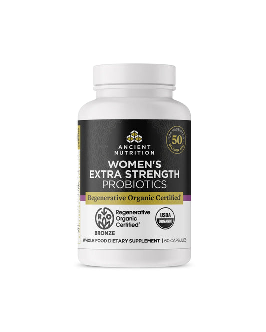 Regenerative Organic Certified™ Women's Extra Strength Probiotics Capsules