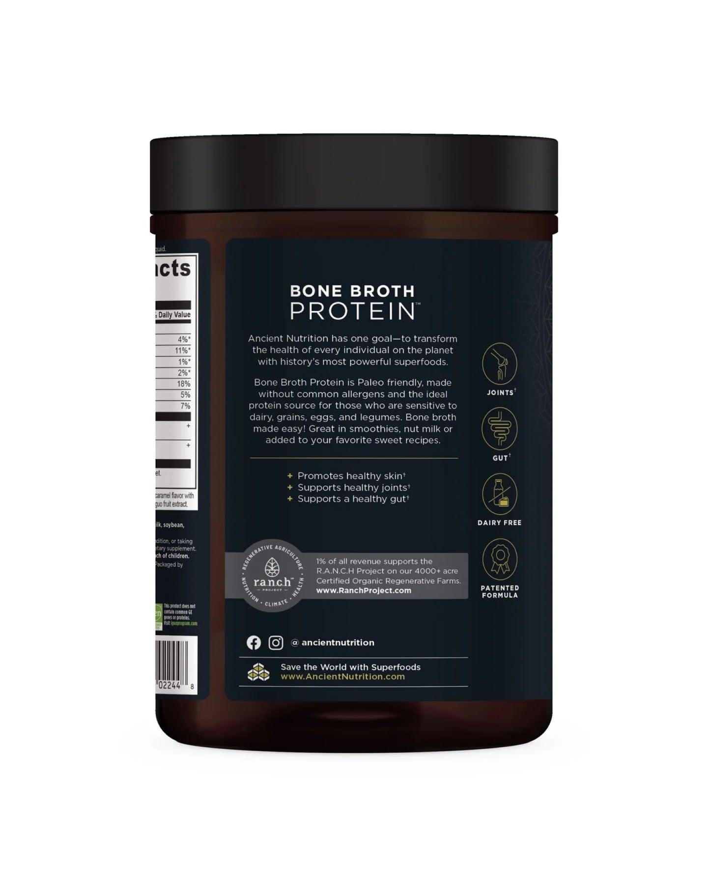 Salted Caramel Bone Broth Protein Powder