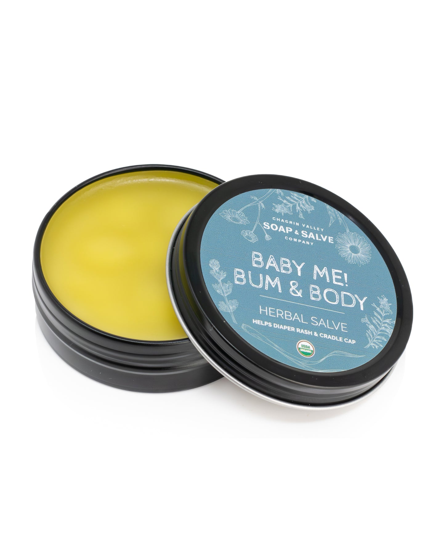 The front of Chagrin Valley Soap & Salve Baby Bum Salve